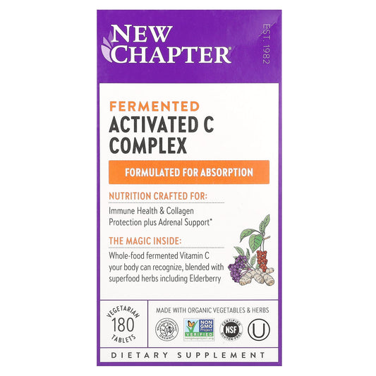 New Chapter-Fermented Activated C Complex-180 Vegetarian Tablets