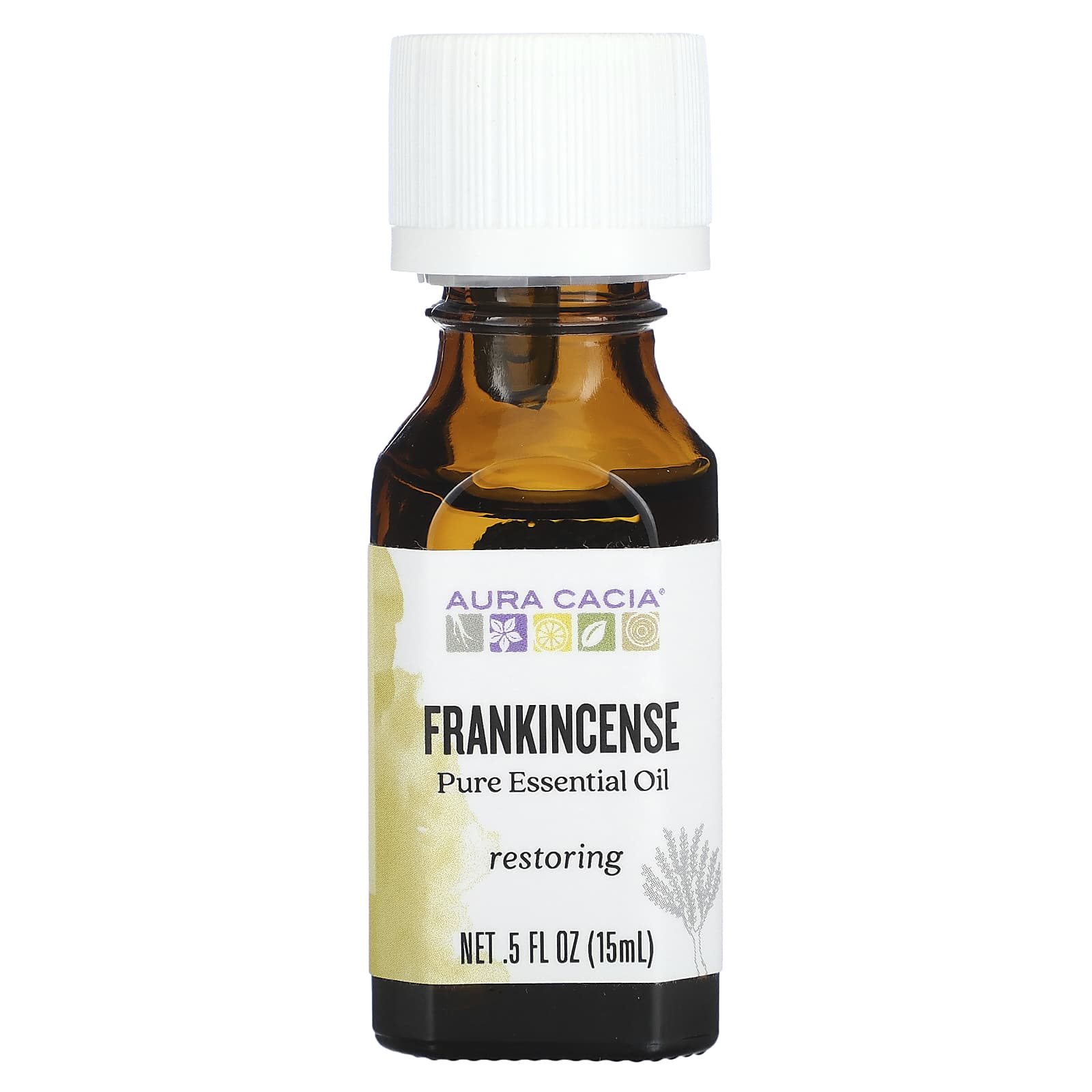 Aura Cacia-Pure Essential Oil-Frankincense-0.5 fl oz (15 ml)