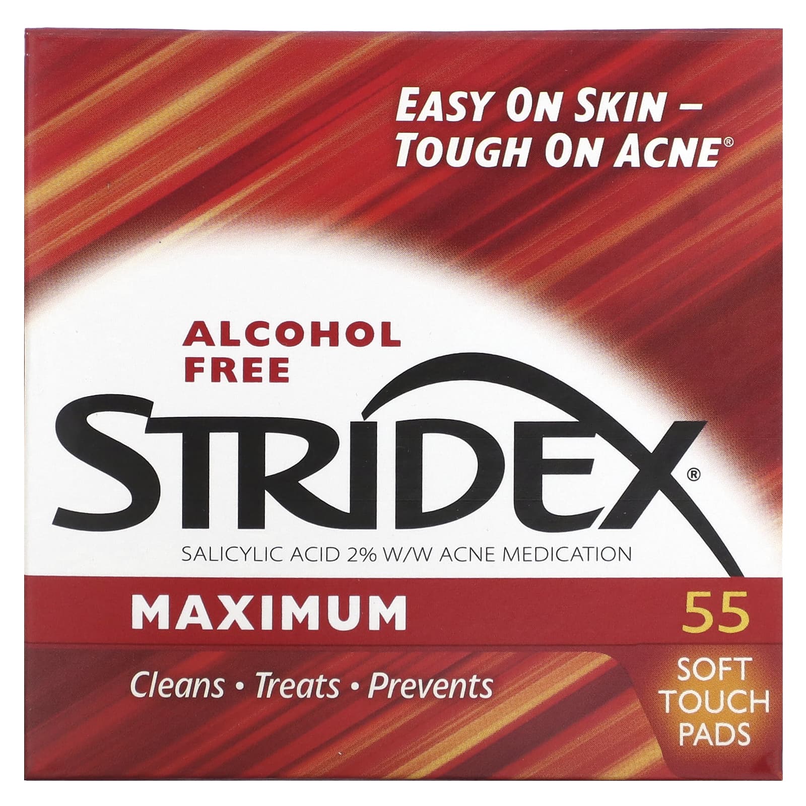 Stridex-Maximum-Alcohol Free-55 Soft Touch Pads