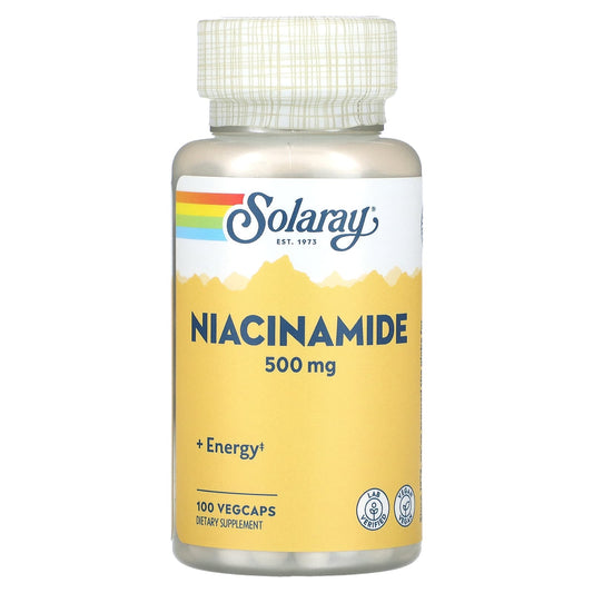 Solaray-Niacinamide-500 mg-100 VegCaps