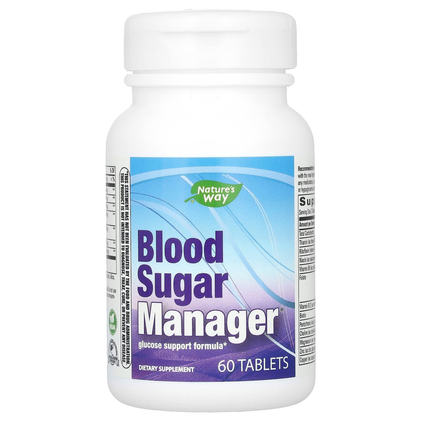 Nature's Way, Blood Sugar Manager, 60 Tablets