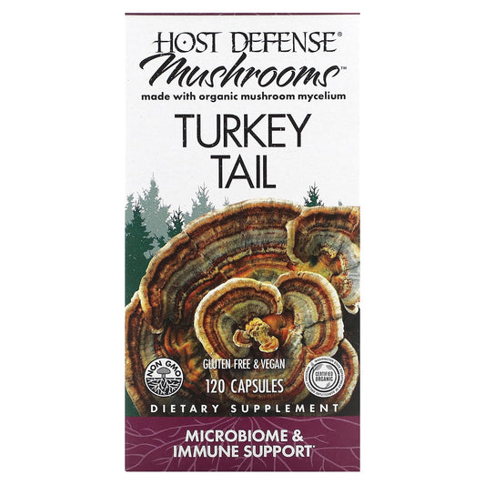 Fungi Perfecti-Mushrooms-Turkey Tail-120 Capsules