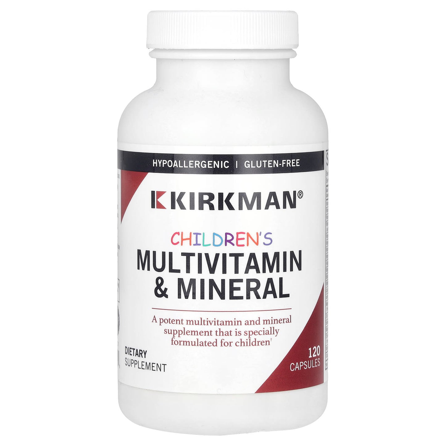 Kirkman Labs-Children's Multivitamin & Mineral-120 Capsules