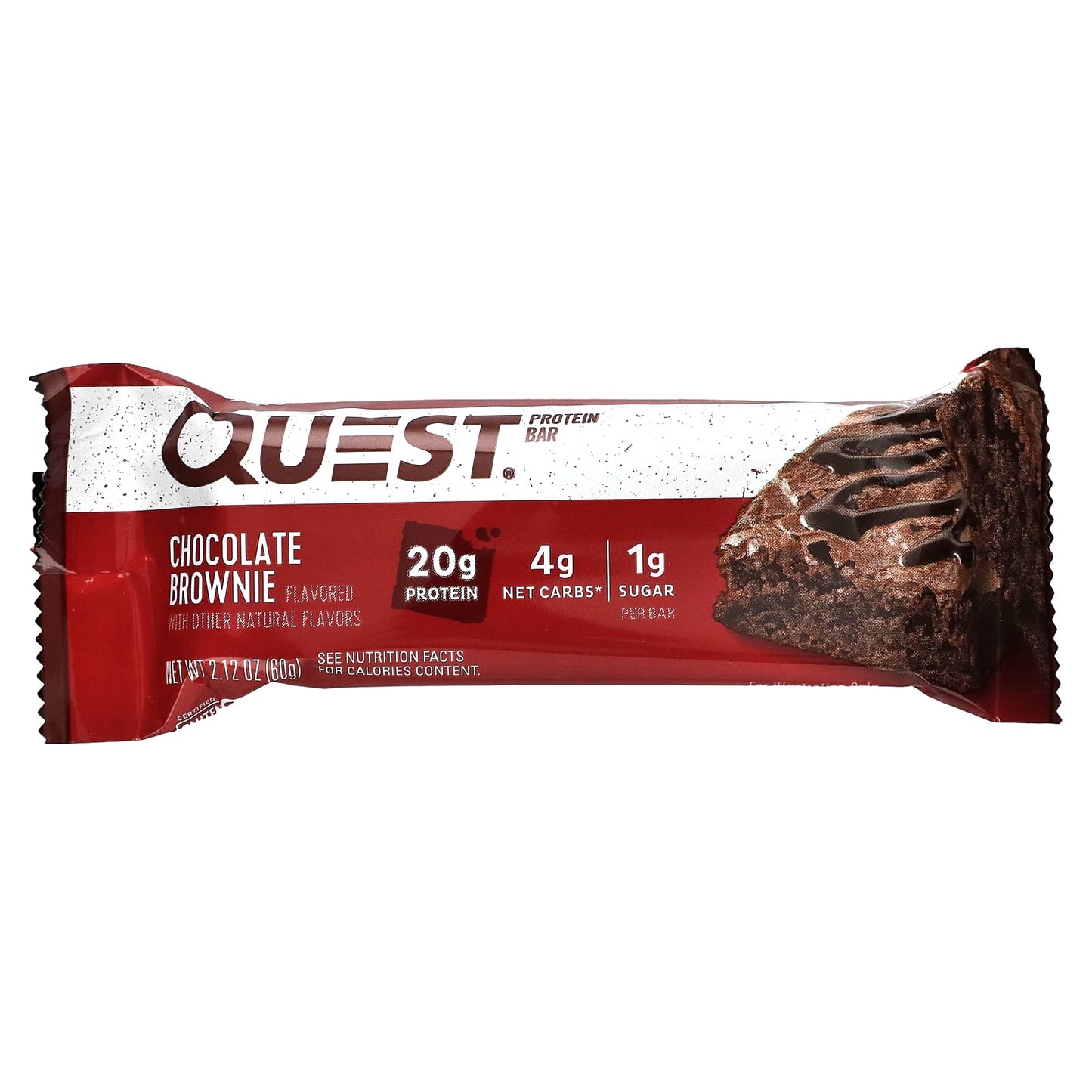 Quest Nutrition, Protein Bar, Chocolate Brownie, 12 Bars, 2.12 oz (60 g) Each