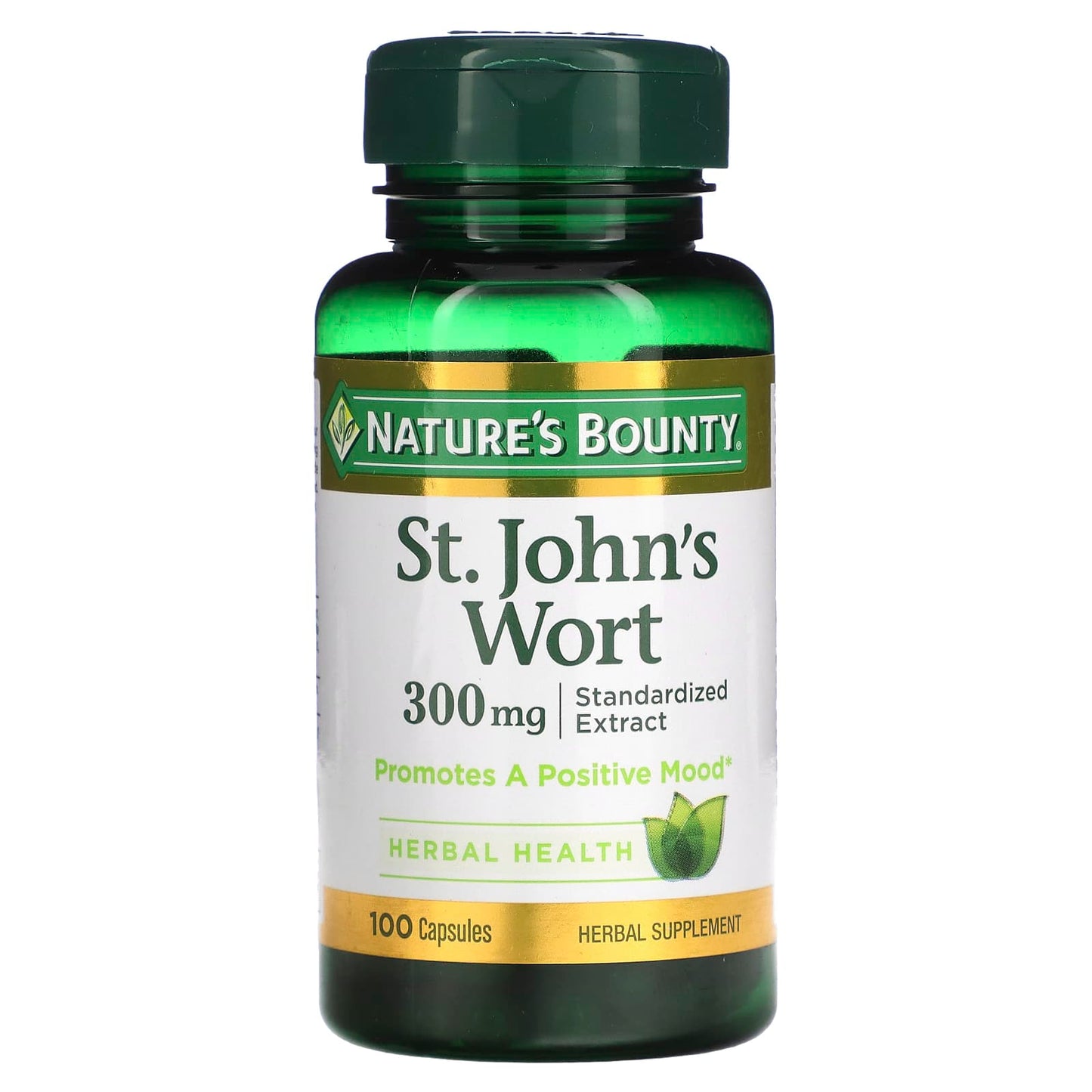 Nature's Bounty-St. John's Wort-300 mg-100 Capsules