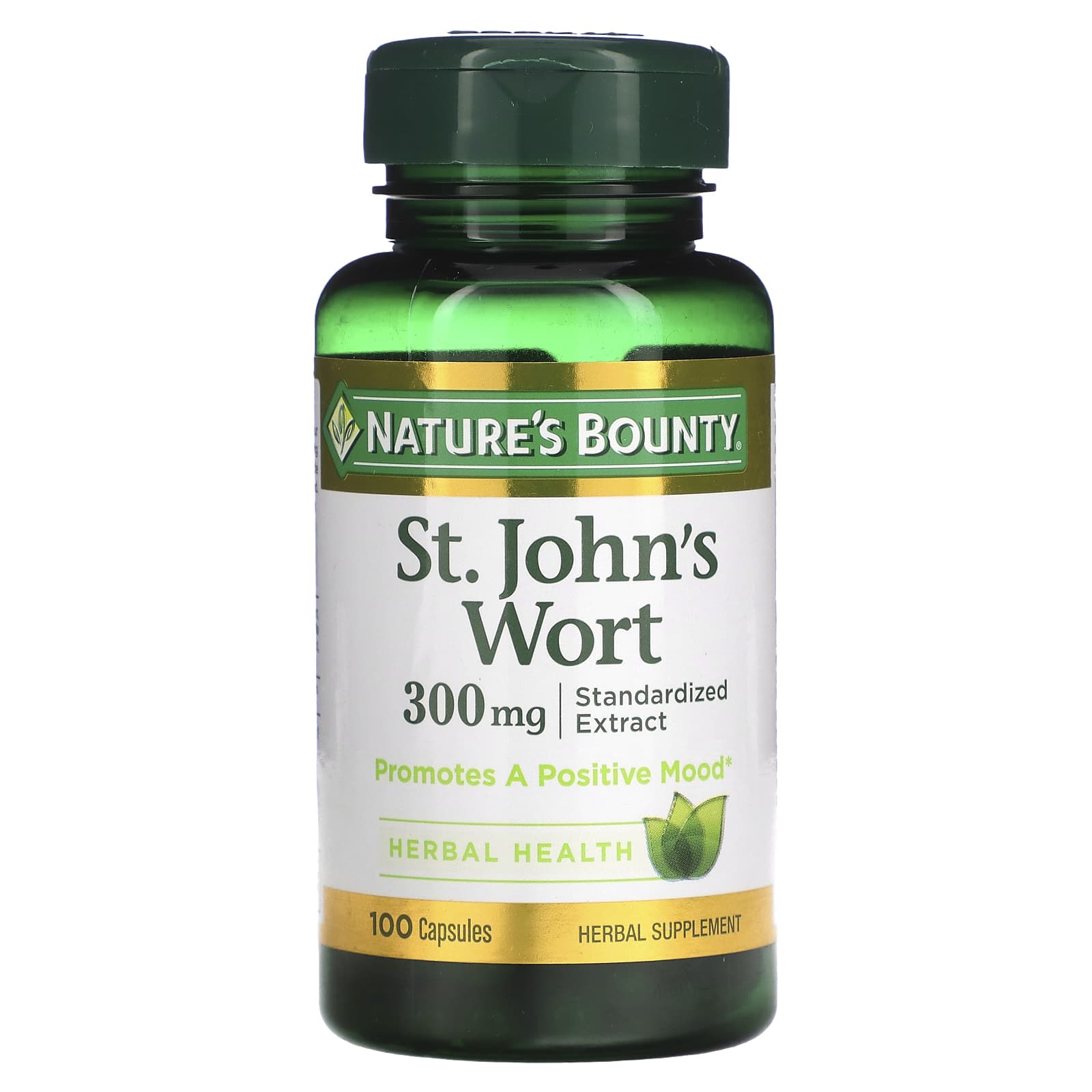 Nature's Bounty-St. John's Wort-300 mg-100 Capsules