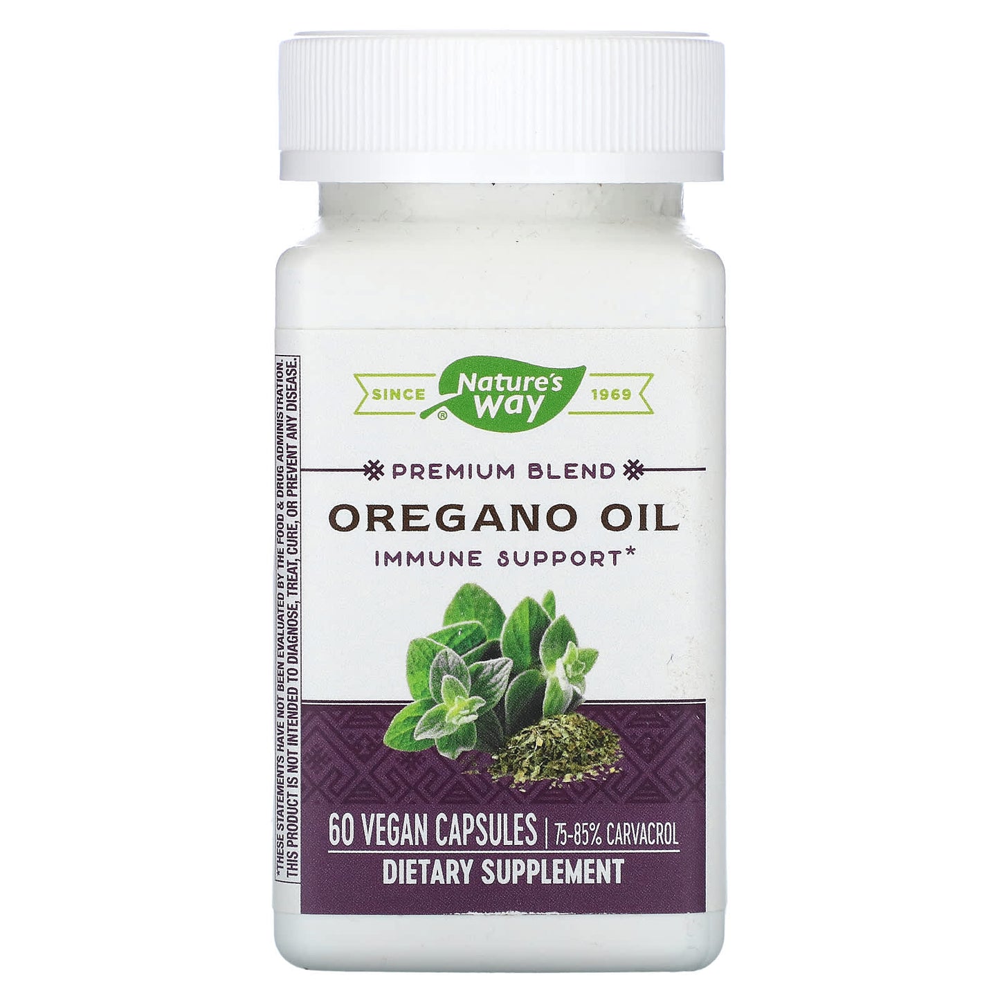 Nature's Way-Premium Blend-Oregano Oil-60 Vegan Capsules