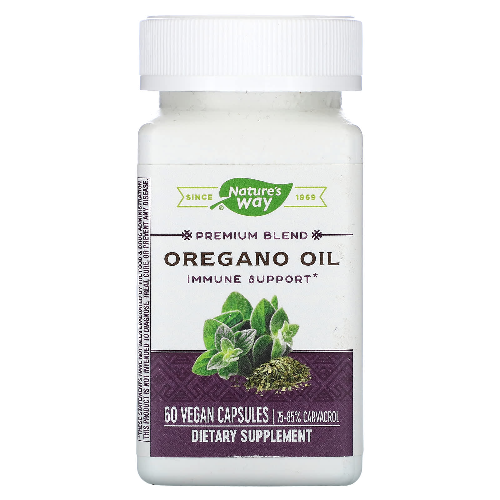 Nature's Way-Premium Blend-Oregano Oil-60 Vegan Capsules