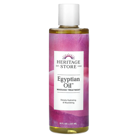 Heritage Store-Egyptian Oil-Massage Treatment -8 fl oz (237 ml)