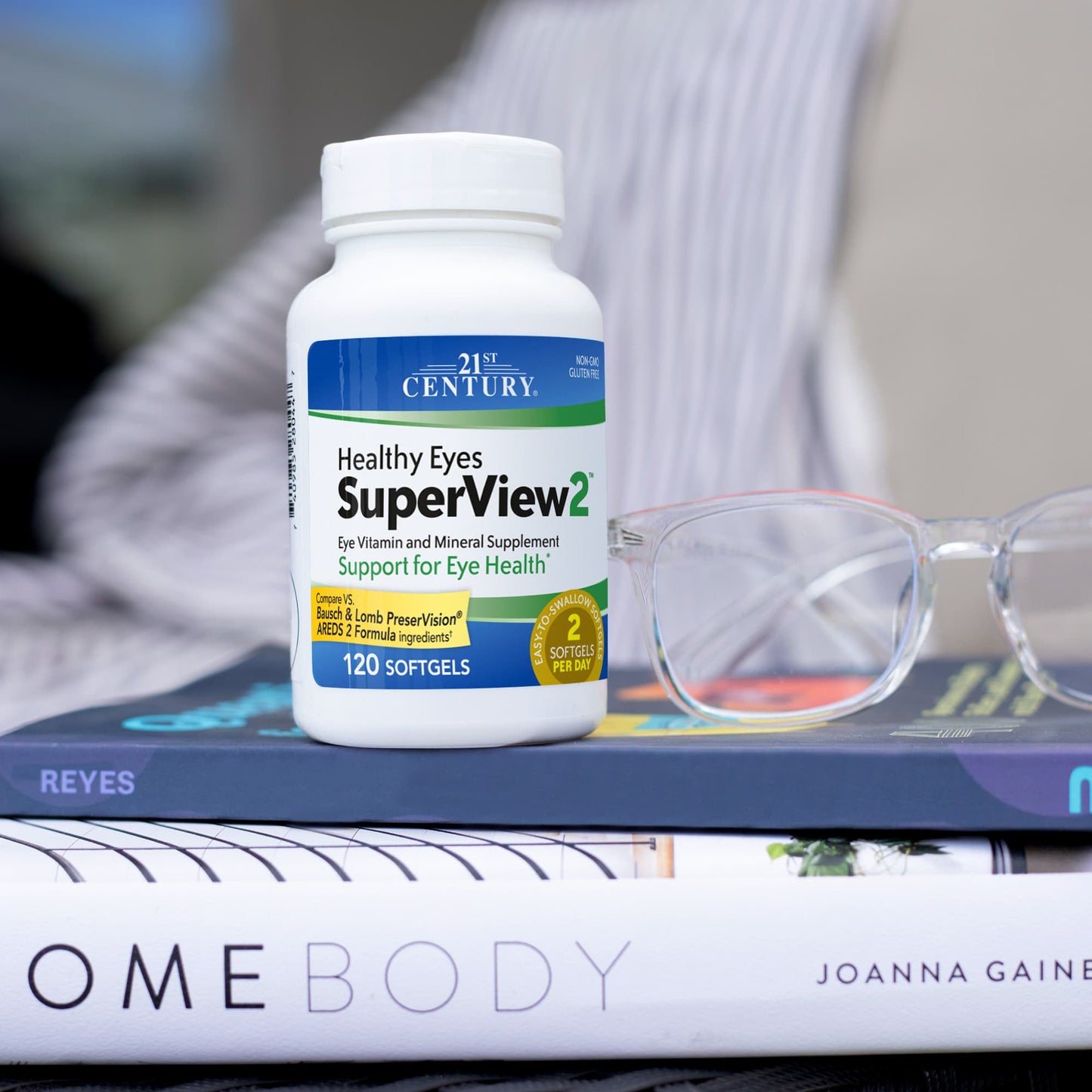 21st Century, Healthy Eyes SuperVision2, 120 Softgels