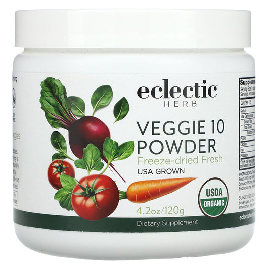 Eclectic Institute-Veggie 10 Powder-4.2 oz (120 g)