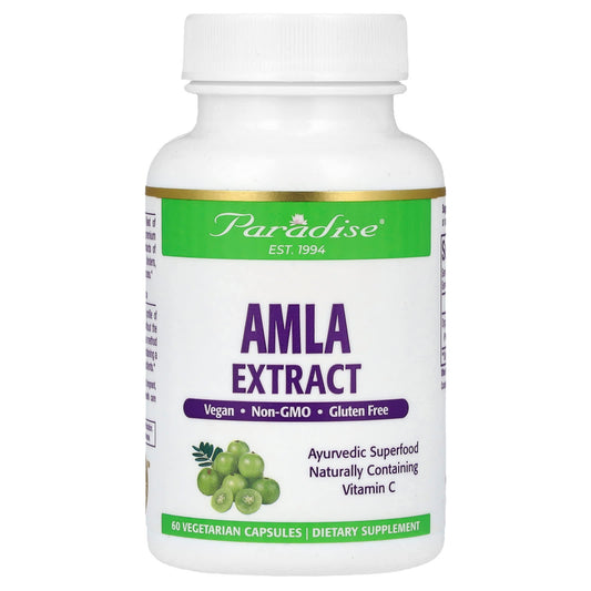 Paradise Herbs-Amla Extract-60 Vegetarian Capsules