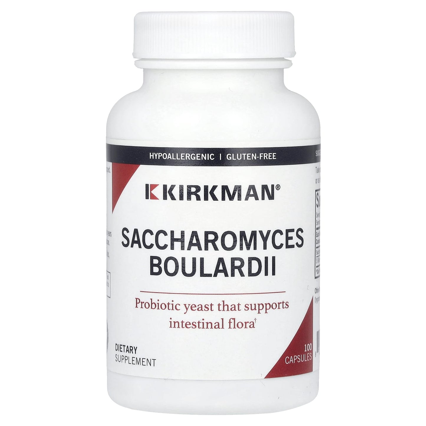 Kirkman Labs-Saccharomyces Boulardii-100 Capsules