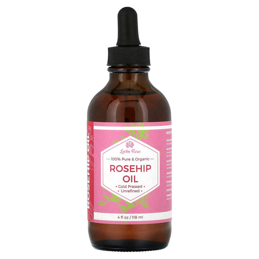 Leven Rose-100% Pure & Organic Rosehip Oil-4 fl oz (118 ml)