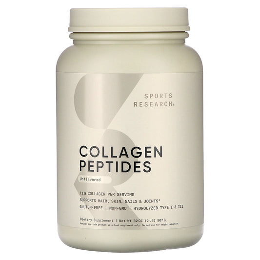 Sports Research-Collagen Peptides-Unflavored-2 lbs (907 g)