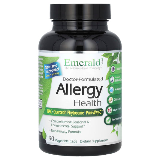 Emerald Laboratories-Allergy Health-90 Vegetable Caps