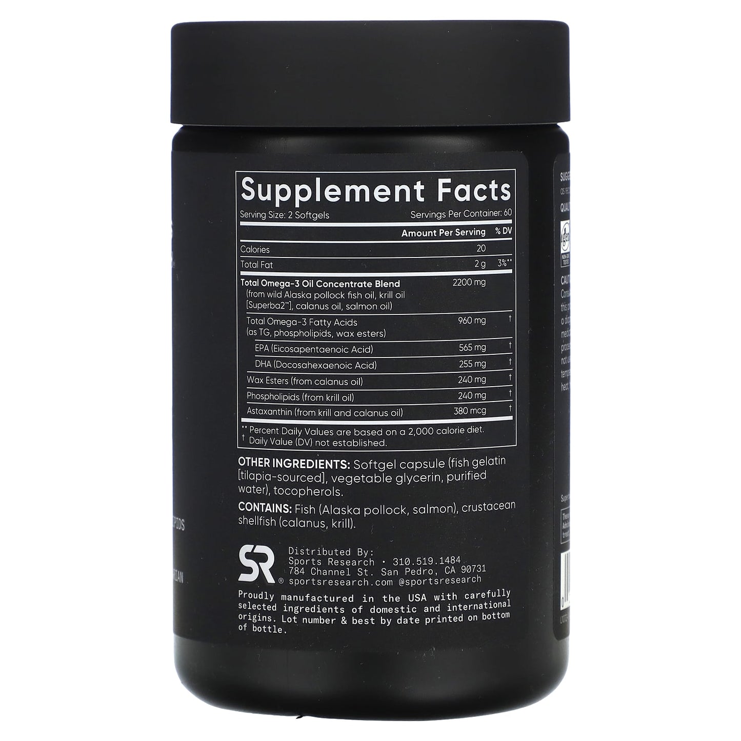 Sports Research, Total Omega-3, 120 Softgels