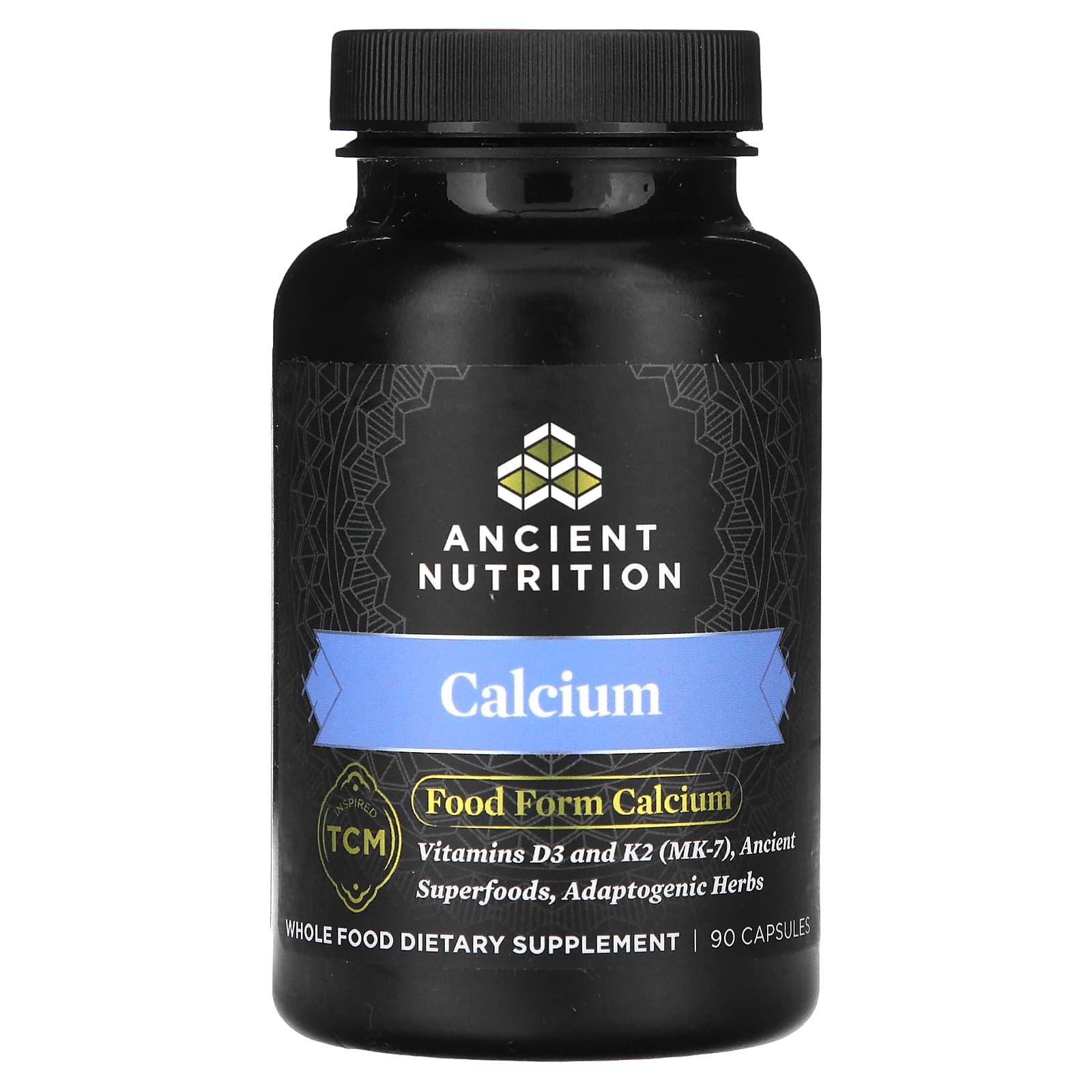 Ancient Nutrition-Calcium-90 Capsules