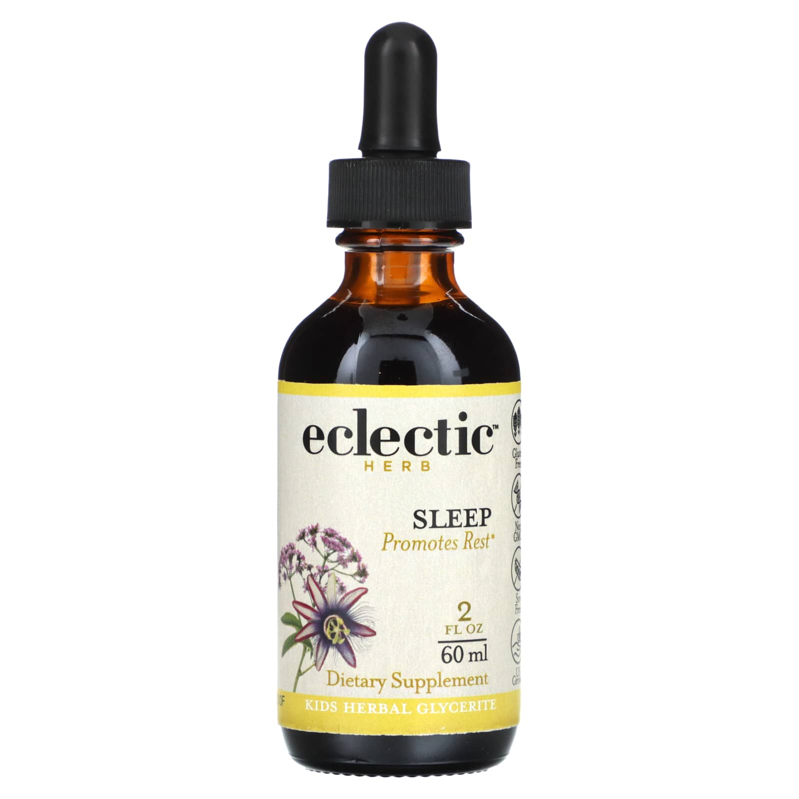 Eclectic Institute-Kids Herbal Glycerite-Sleep-2 fl oz (60 ml)