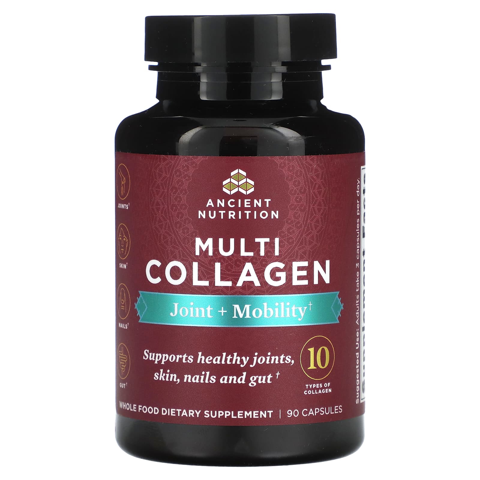 Ancient Nutrition-Multi Collagen-Joint + Mobility-90 Capsules