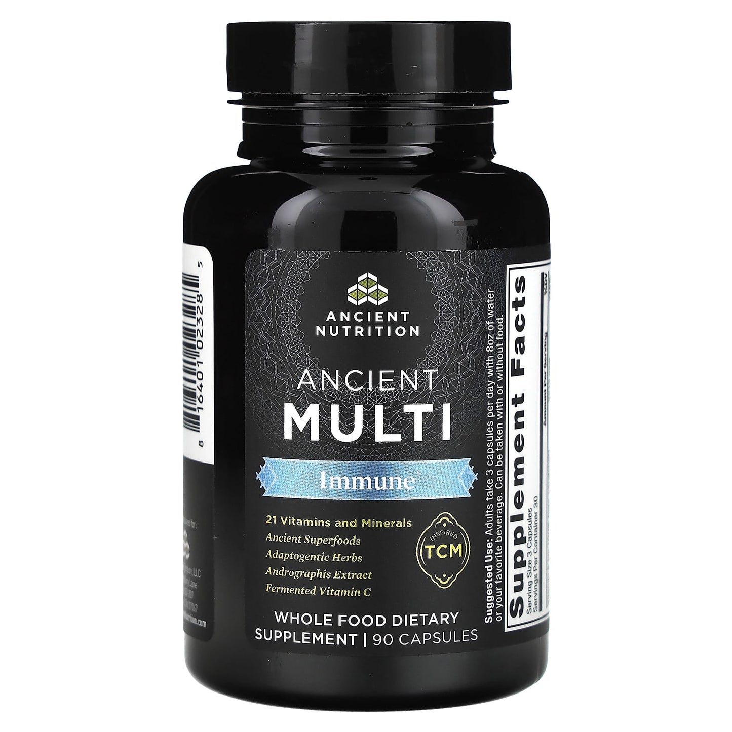 Ancient Nutrition, Ancient Multi, Immune, 90 Capsules