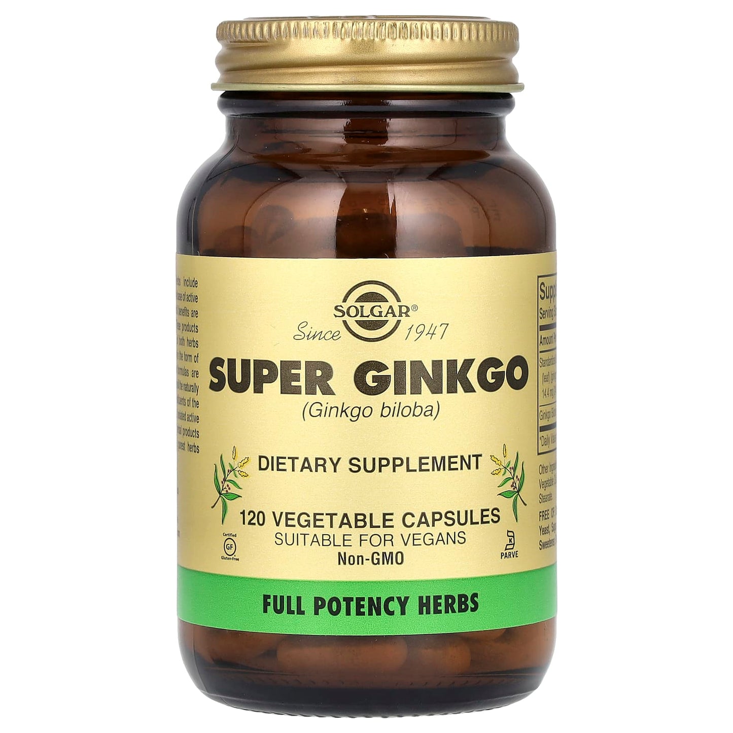 Solgar-Super Ginkgo-120 Vegetable Capsules