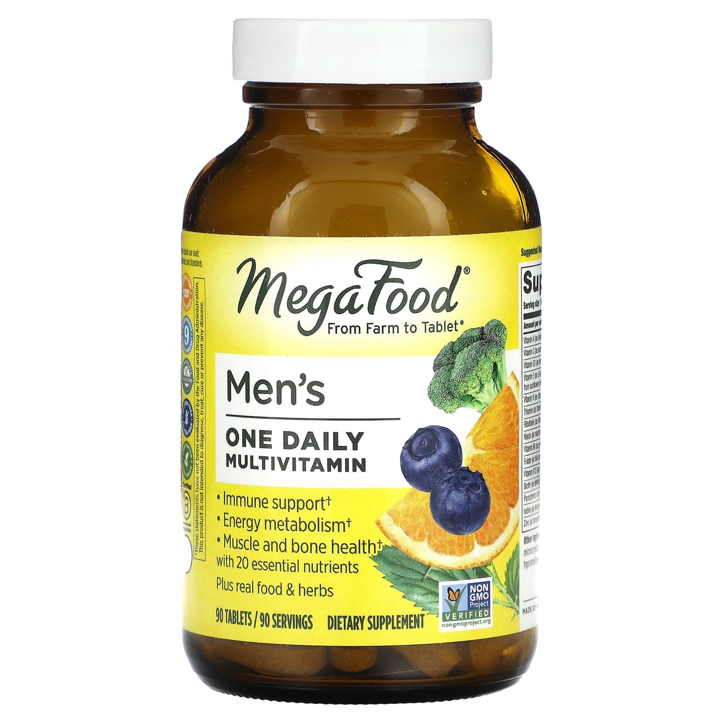 MegaFood-Men's One Daily Multivitamin-90 Tablets