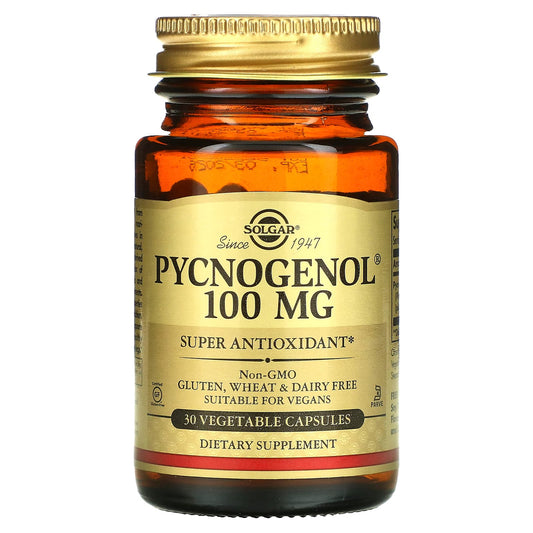 Solgar-Pycnogenol-100 mg-30 Vegetable Capsules