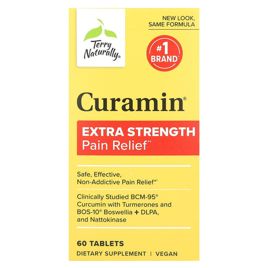 Terry Naturally-Curamin-Pain Relief-Extra Strength-60 Tablets