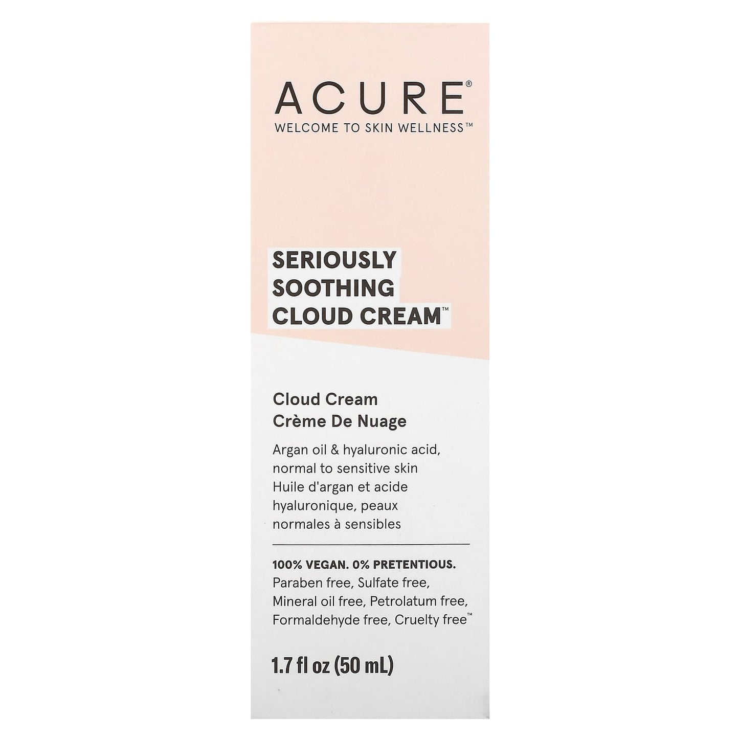 ACURE, Seriously Soothing, Cloud Cream, 1.7 fl oz (50 ml)