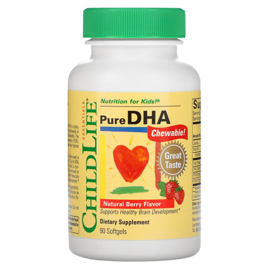 ChildLife Essentials-Pure DHA-Natural Berry-90 Softgels