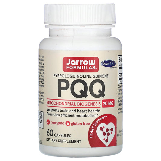 Jarrow Formulas-PQQ-20 mg-60 Capsules