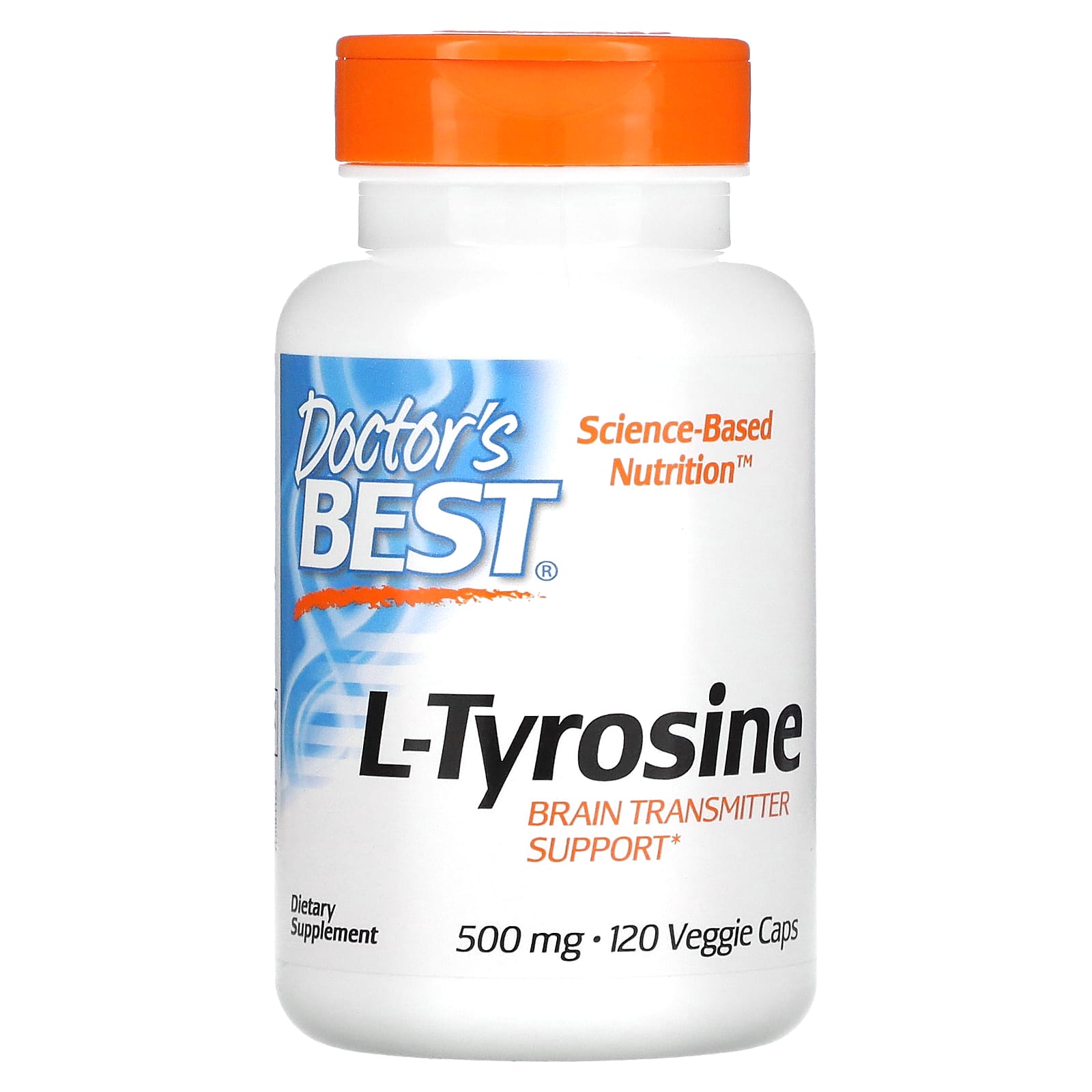 Doctor's Best-L-Tyrosine-500 mg-120 Veggie Caps