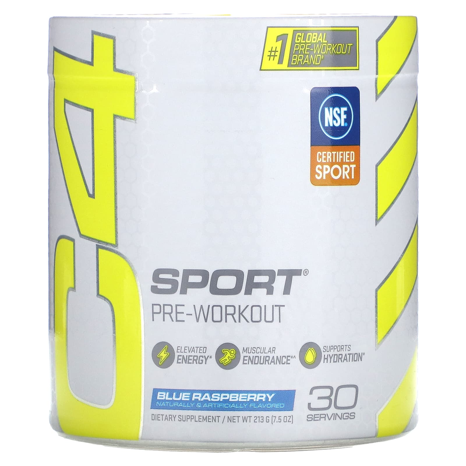 Cellucor-C4 Sport-Pre-Workout-Blue Raspberry-7.5 oz (213 g)