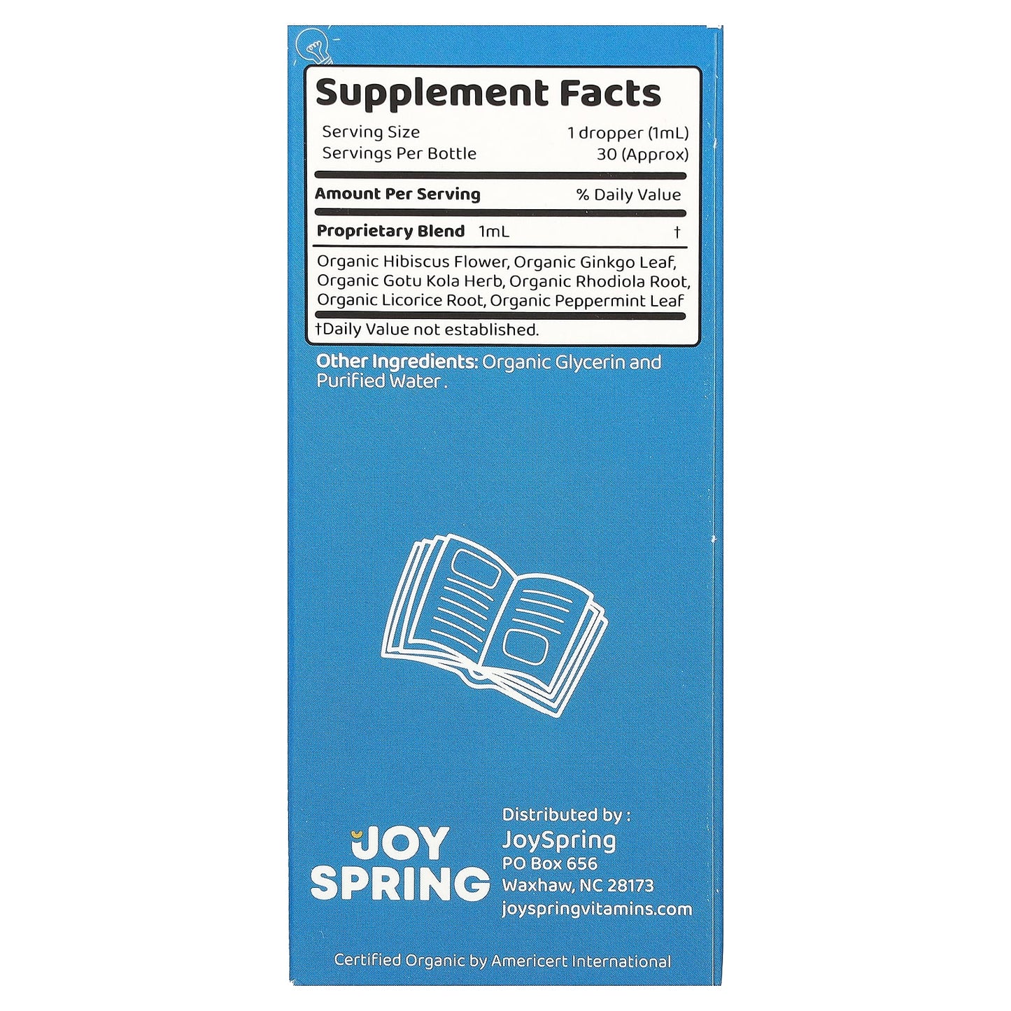 JoySpring, Kids Genius Drops, Focus + Attention, 1 fl oz (30 ml)