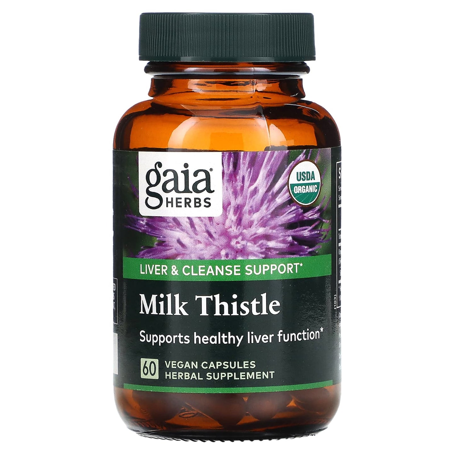 Gaia Herbs, Milk Thistle, 60 Vegan Capsules