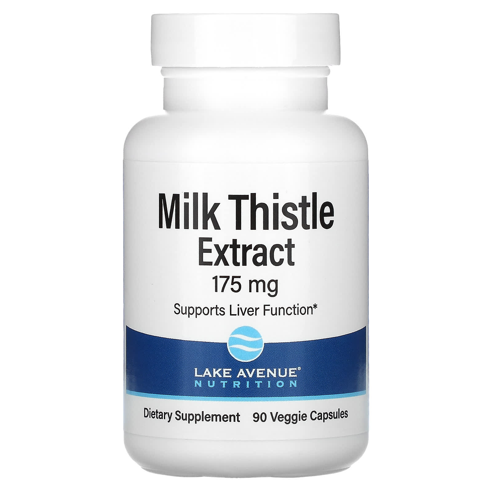 Lake Avenue Nutrition-Milk Thistle Extract-175 mg-90 Veggie Capsules