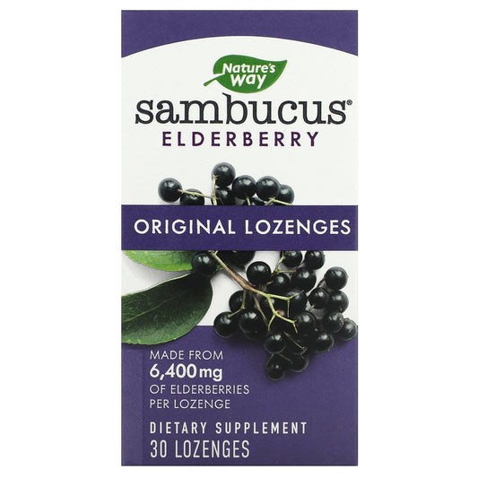 Nature's Way-Sambucus Elderberry-Original Lozenges-30 Lozenges