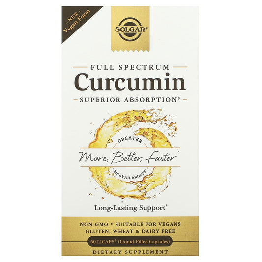 Solgar-Full Spectrum Curcumin-60 Licaps