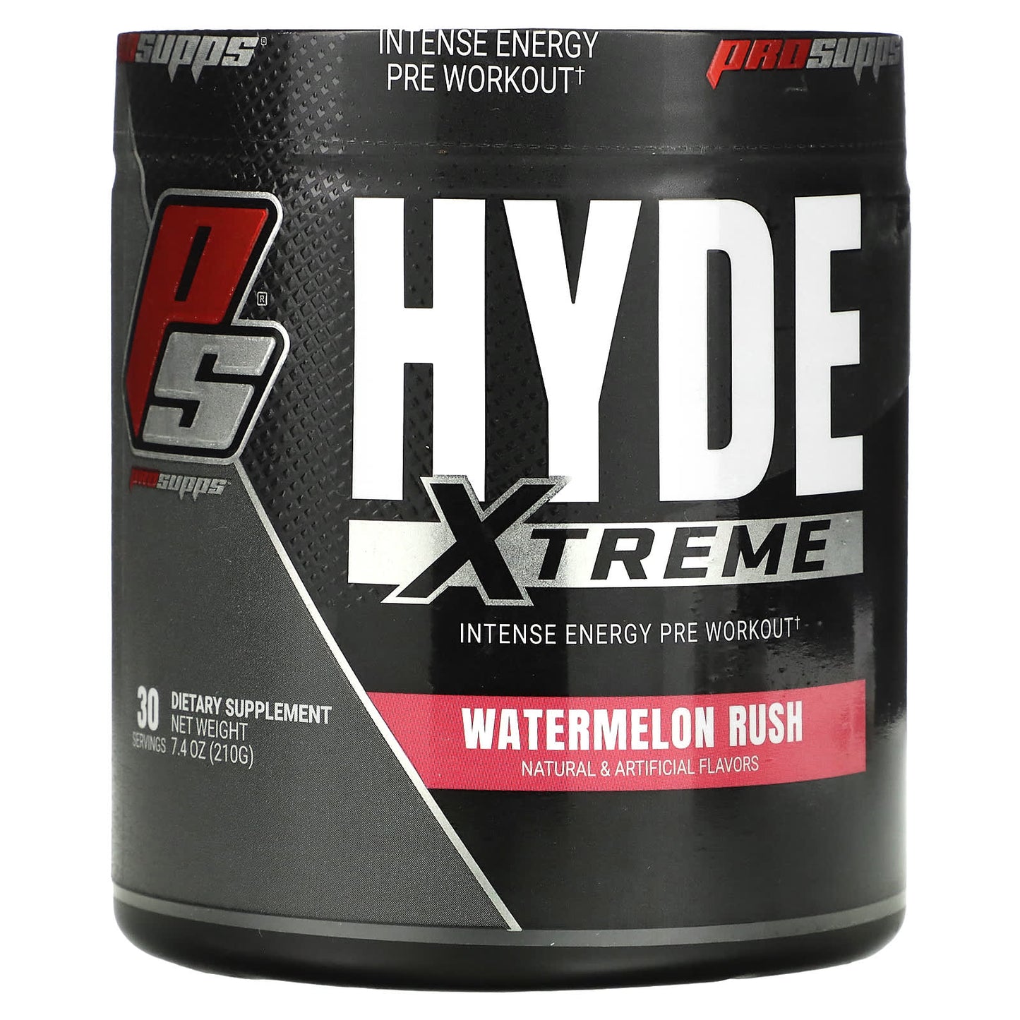 ProSupps-Hyde Xtreme-Intense Energy Pre Workout-Watermelon Rush-7.4 oz (210 g)