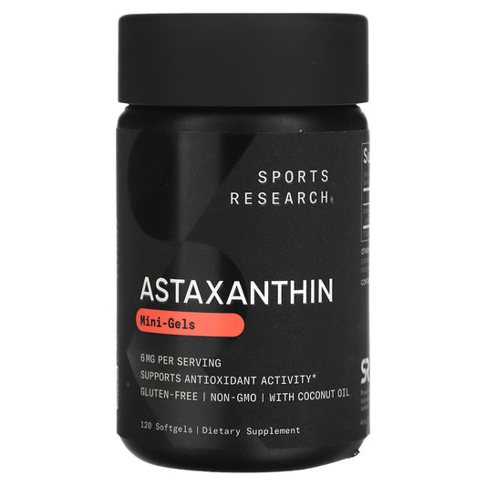 Sports Research-Astaxanthin-Mini-Gels-6 mg-120 Softgels