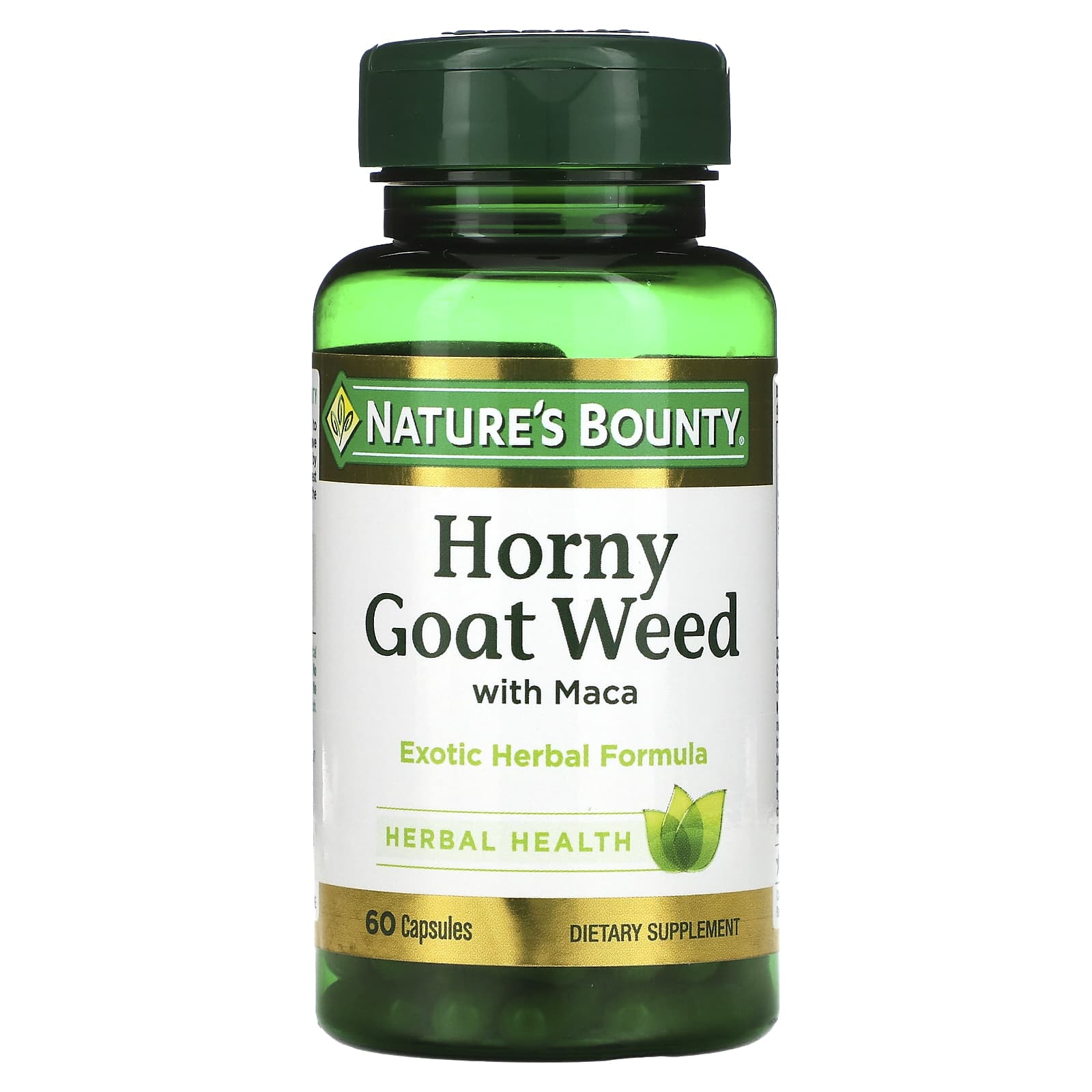 Nature's Bounty-Horny Goat Weed with Maca-60 Capsules