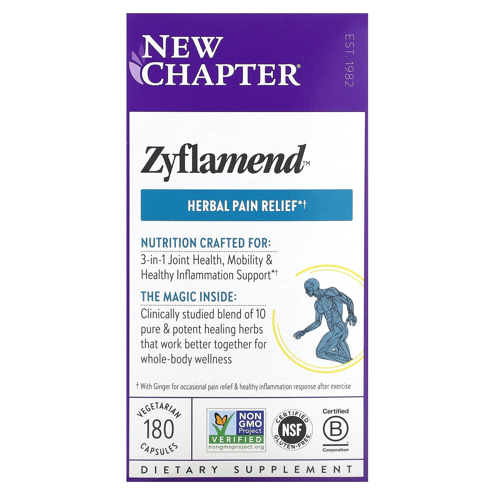 New Chapter-Zyflamend-180 Vegetarian Capsules