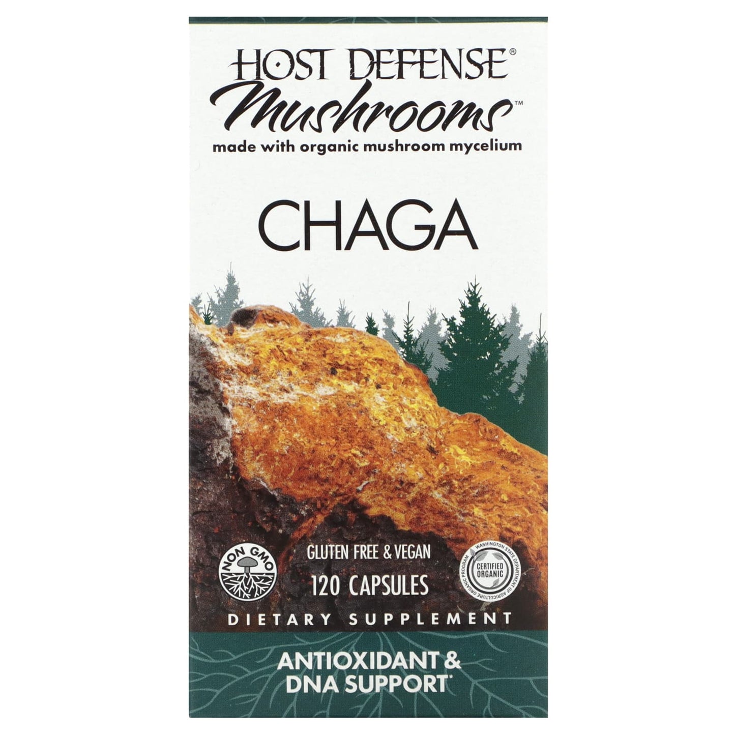 Fungi Perfecti-Mushrooms-Chaga-120  Capsules