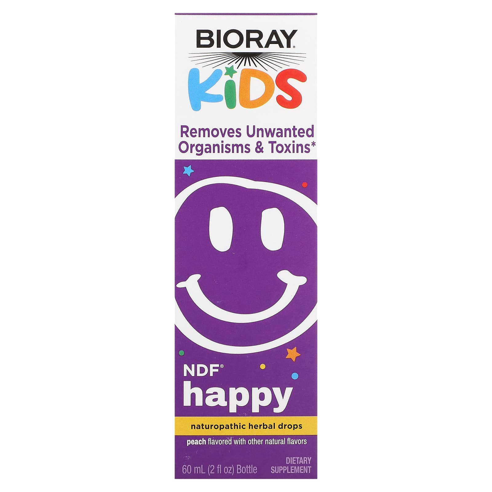 Bioray-Kids-NDF Happy-Peach-2 fl oz (60 ml)