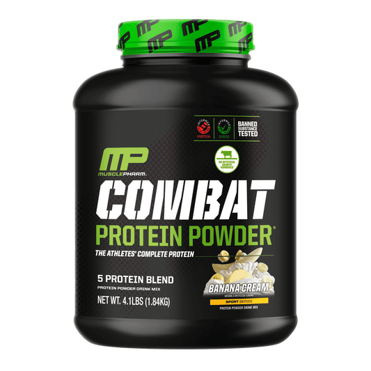 MusclePharm-Combat Protein Powder-Banana Cream-4 lb (1,81 kg)