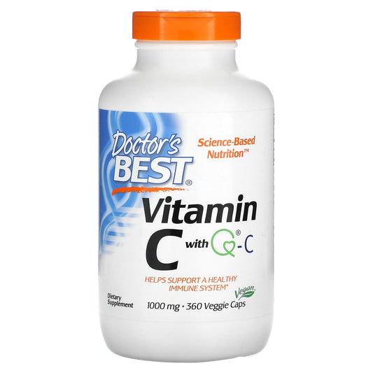 Doctor's Best-Vitamin C with Q-C-1,000 mg-360 Veggie Caps