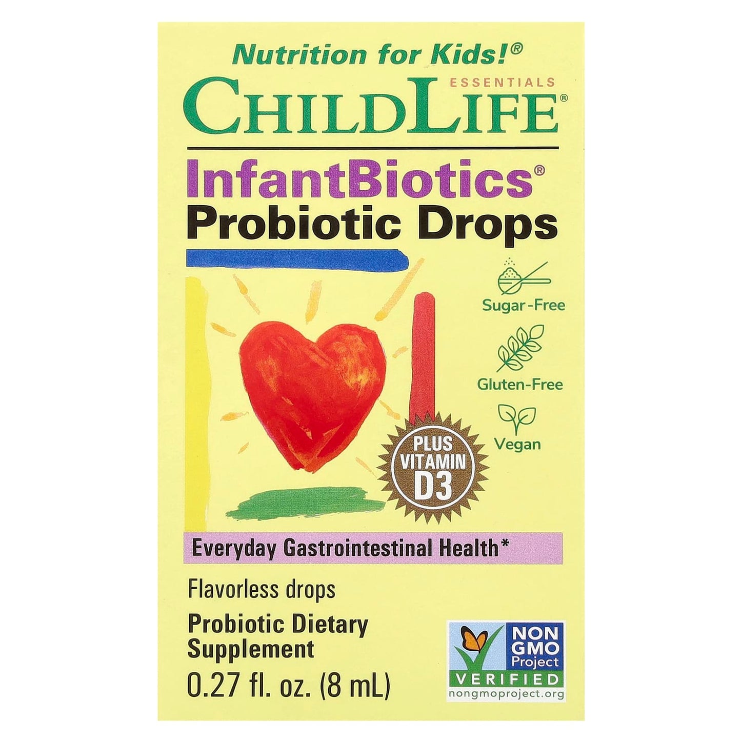 ChildLife Essentials-InfantBiotics-Probiotic Drops-0.27 fl oz (8 ml)