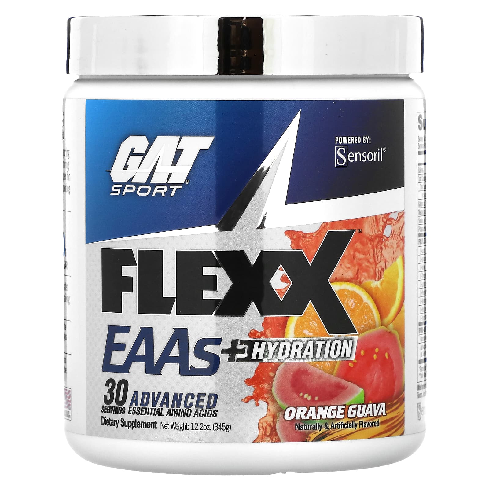 GAT-Flexx EAAs + Hydration-Orange Guava-12.2 oz (345 g)