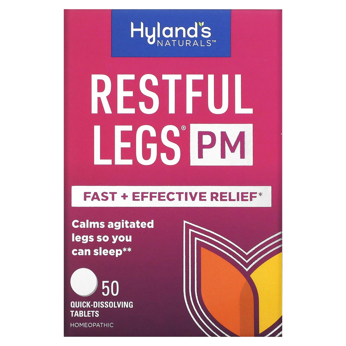 Hyland's Naturals-Restful Legs PM-50 Quick-Dissolving Tablets